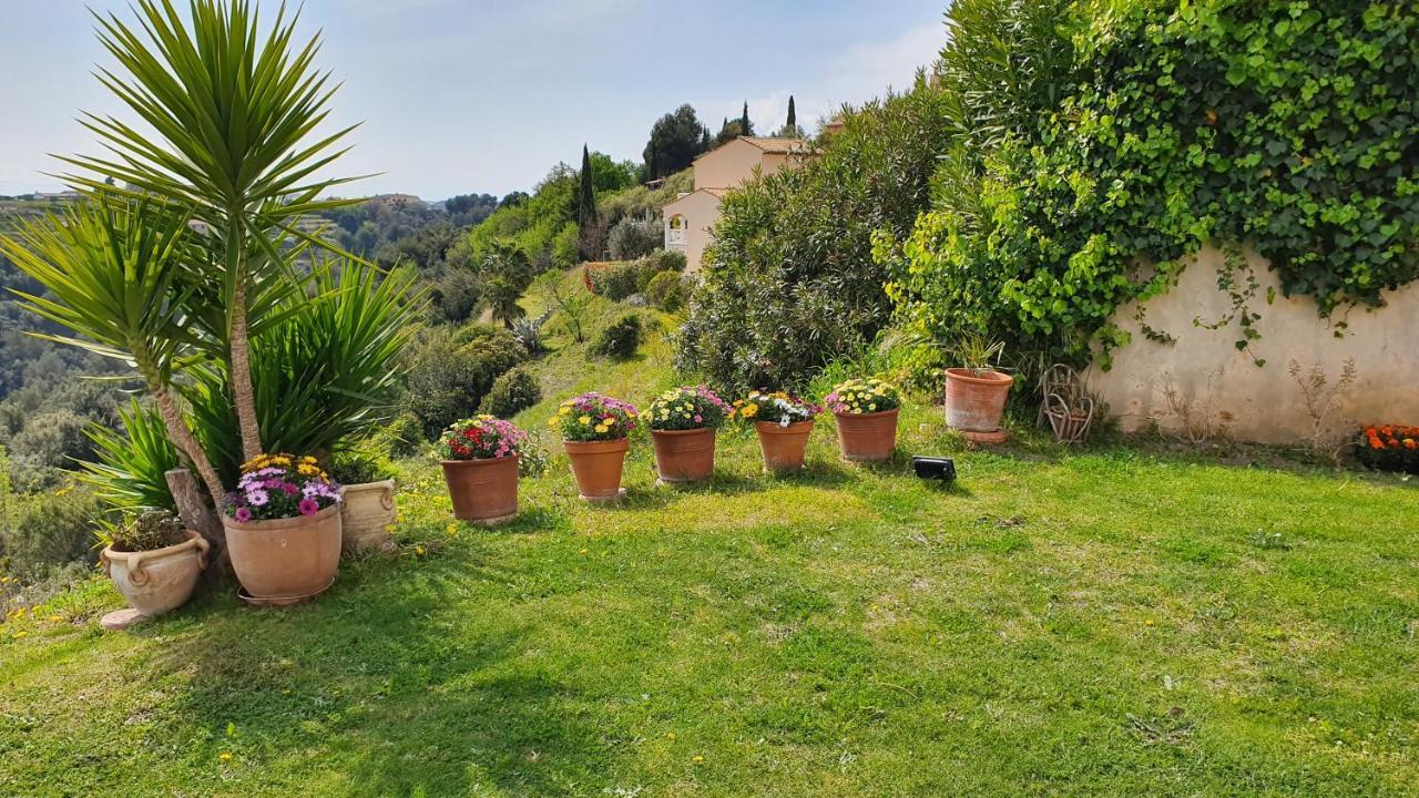 Studio-Mezzanine Dans Villa Cagnes-sur-Mer Zewnętrze zdjęcie